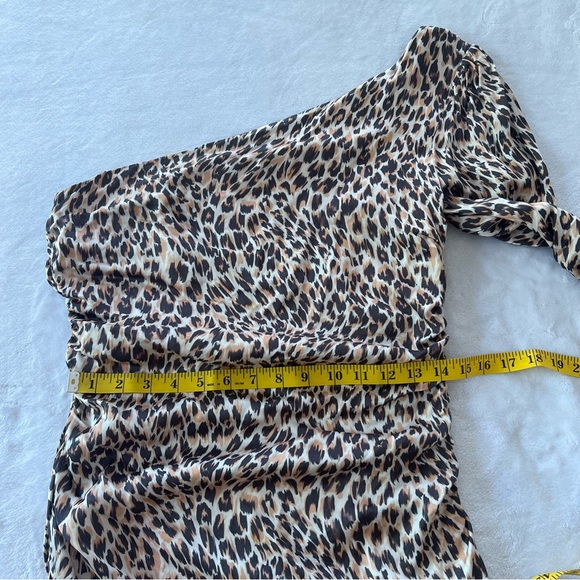 MAJORELLE Roberta Mini Dress in Tan Leopard - Picture 6 of 8